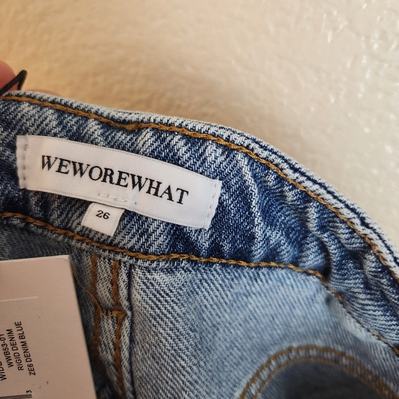 WeWoreWhat High Rise Wide Leg Jeans NEW Size 26 - Picture 10 of 11